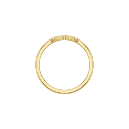1/6 CTW Natural Diamond Matching Band, 9 mm