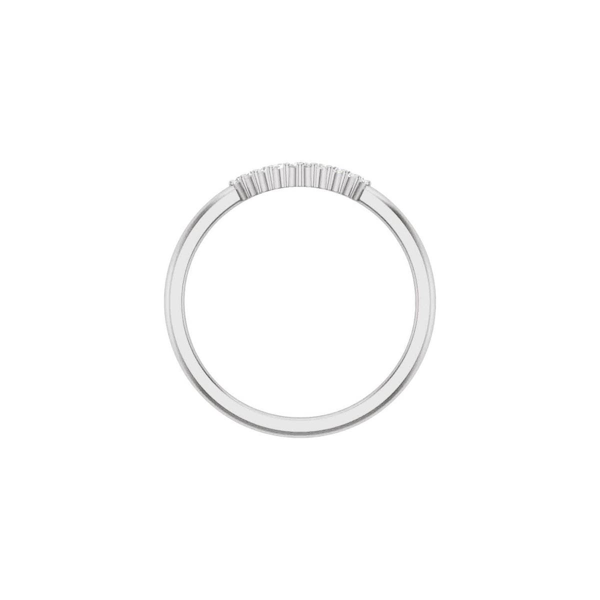 1/6 CTW Natural Diamond Matching Band, 9 mm