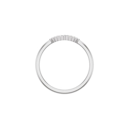 1/6 CTW Natural Diamond Matching Band, 9 mm