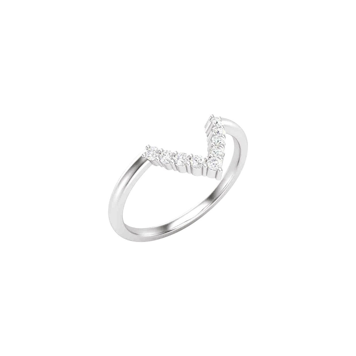 1/6 CTW Natural Diamond Matching Band, 9 mm