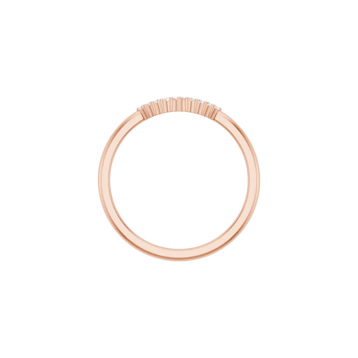 1/6 CTW Natural Diamond Matching Band, 9 mm