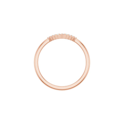 1/6 CTW Natural Diamond Matching Band, 9 mm