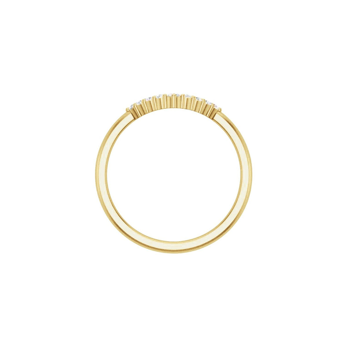 1/4 CTW Natural Diamond Matching Band, 9 mm
