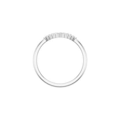 1/4 CTW Natural Diamond Matching Band, 9 mm
