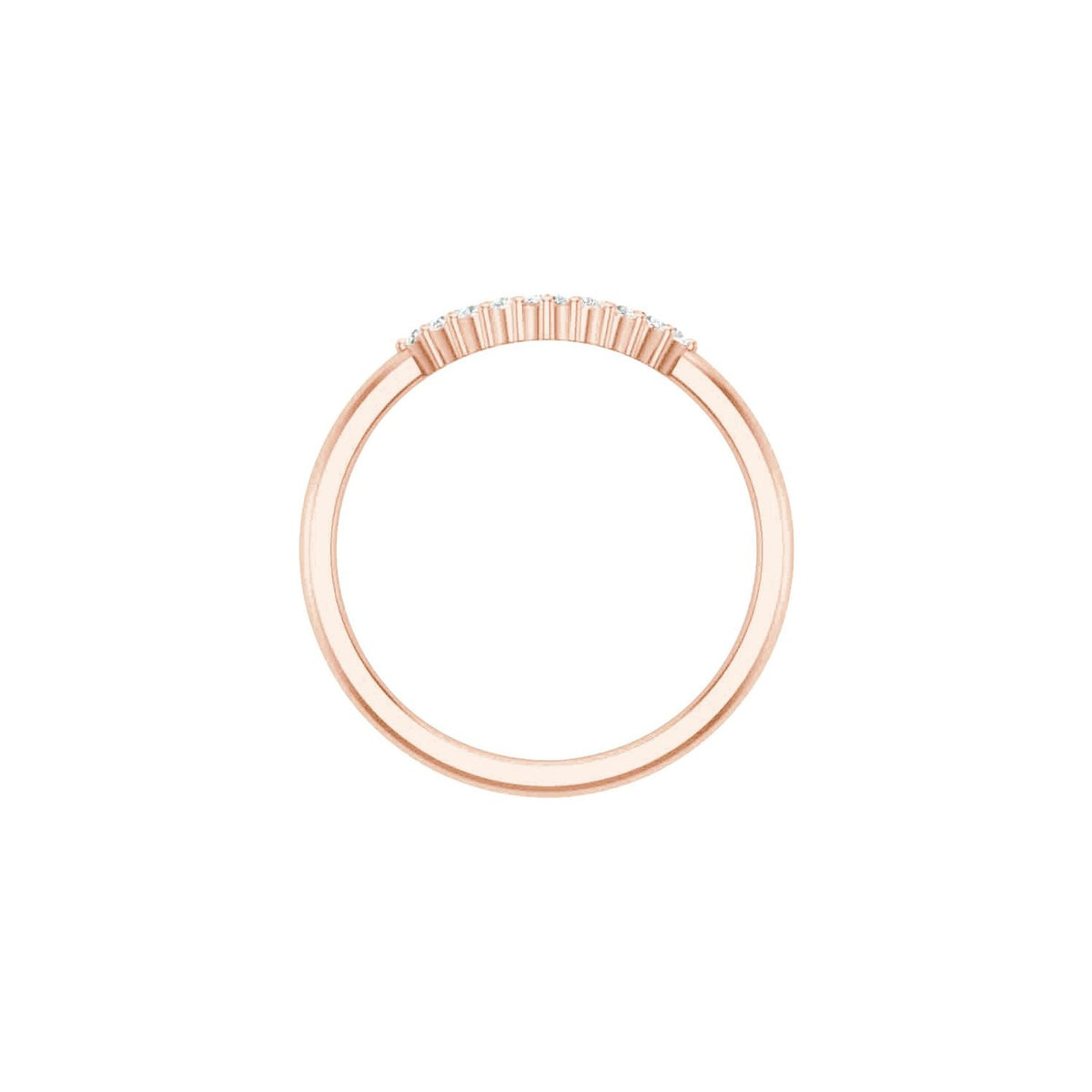 1/4 CTW Natural Diamond Matching Band, 9 mm