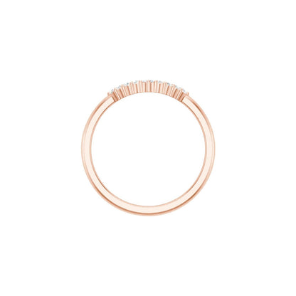 1/4 CTW Natural Diamond Matching Band, 9 mm