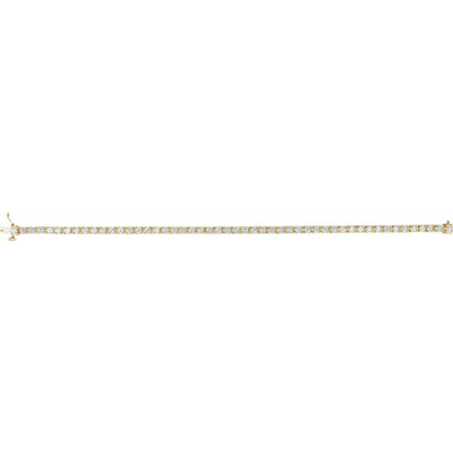 4 CTW Lab-Grown Diamond Line 7 1/4" Bracelet