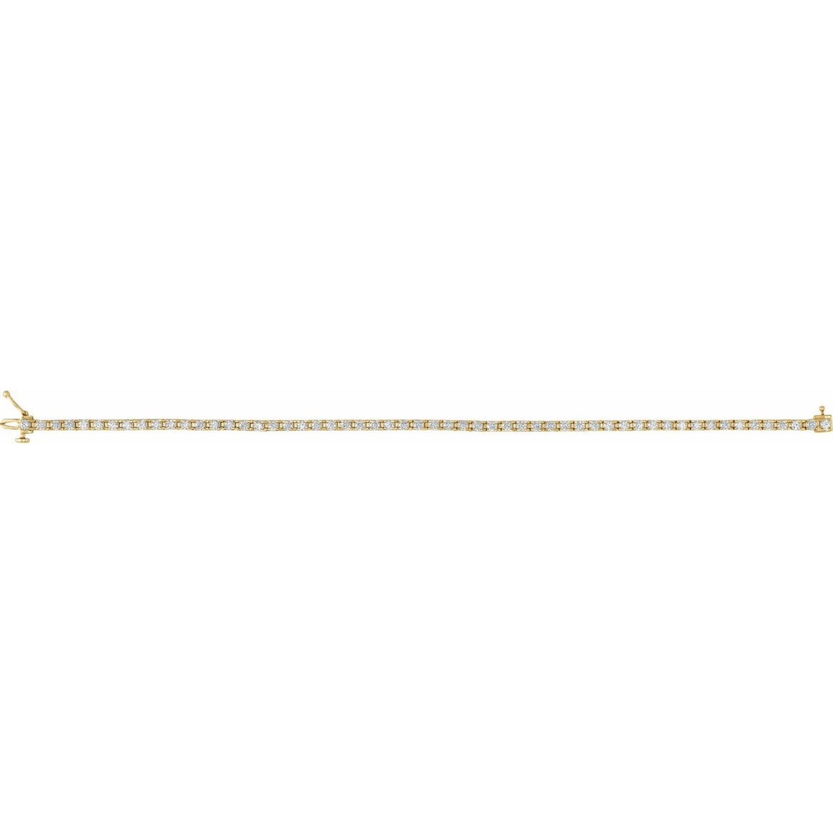 3 CTW Lab-Grown Diamond Line 7 1/4" Bracelet
