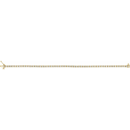 3 CTW Lab-Grown Diamond Line 7 1/4" Bracelet