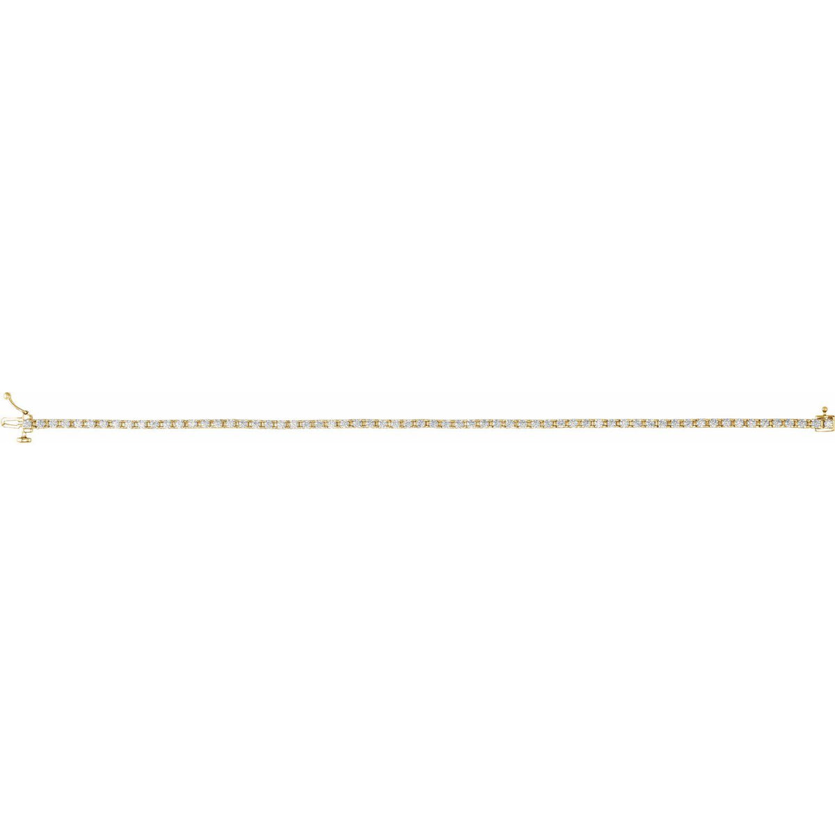 2 CTW Lab-Grown Diamond Line 7 1/4" Bracelet