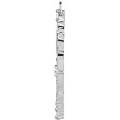 1/6 CTW Natural Diamond Guardian Angel Dangle