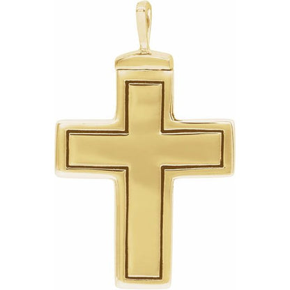 26x16.5 mm Cross Ash Holder Pendant