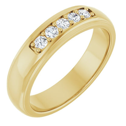 1/3 CTW Lab-Grown Diamond Band, 5.46 mm
