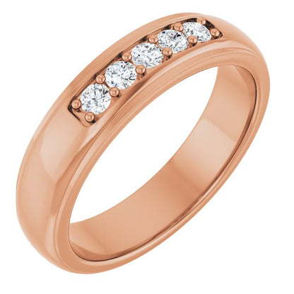 1/3 CTW Natural Diamond Band, 5.46 mm