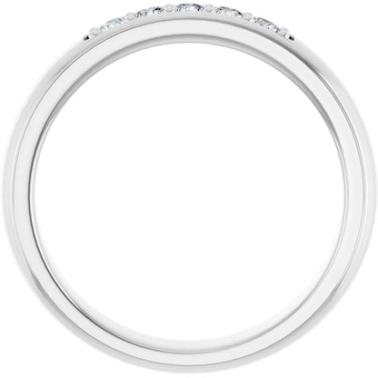 1/3 CTW Natural Diamond Band, 5.46 mm
