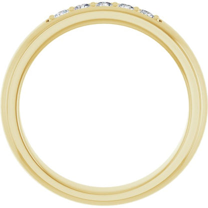 1/3 CTW Natural Diamond Band, 5.46 mm