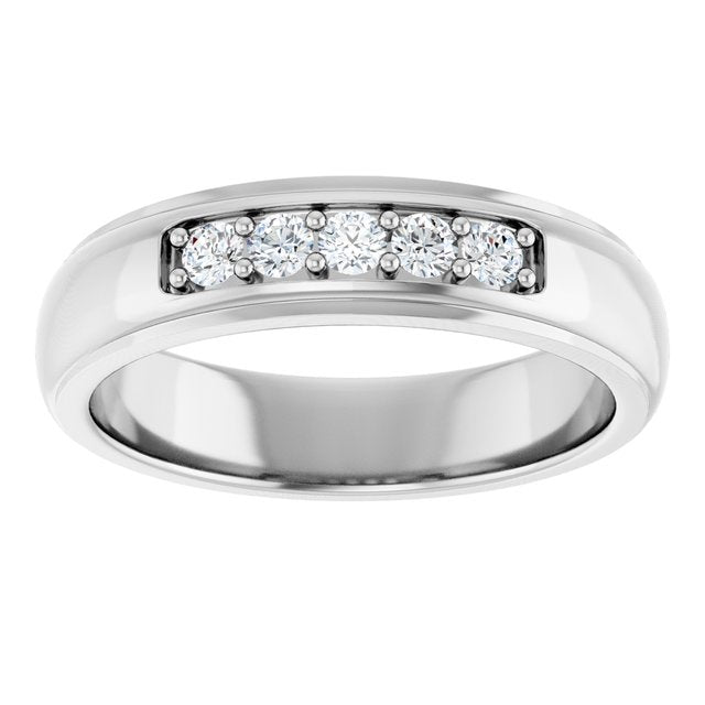 1/3 CTW Lab-Grown Diamond Band, 5.46 mm