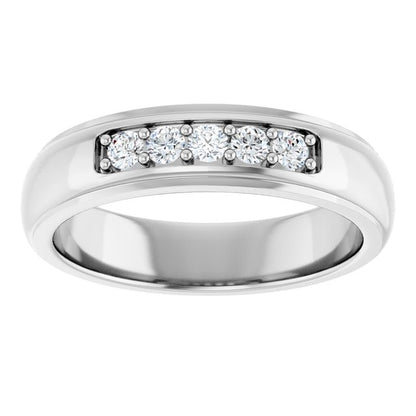 1/3 CTW Lab-Grown Diamond Band, 5.46 mm