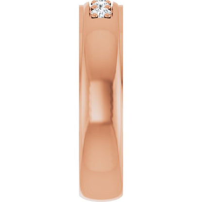 1/3 CTW Natural Diamond Band, 5.46 mm