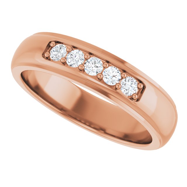 1/3 CTW Natural Diamond Band, 5.46 mm