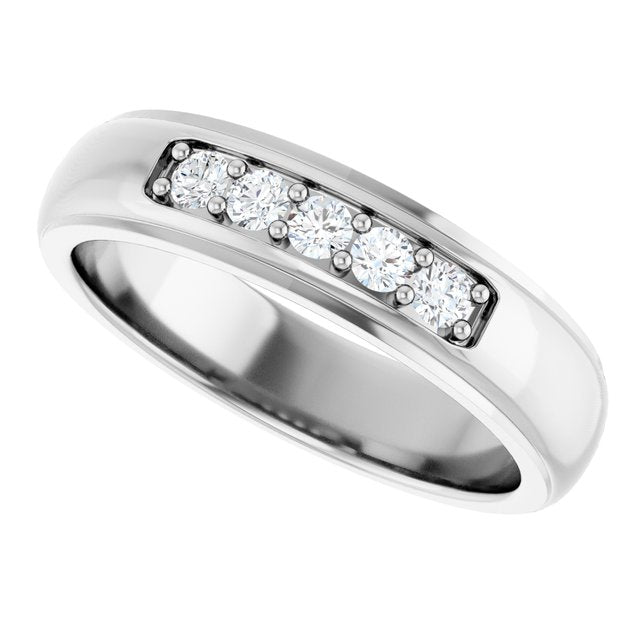 1/3 CTW Lab-Grown Diamond Band, 5.46 mm