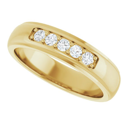 1/3 CTW Lab-Grown Diamond Band, 5.46 mm