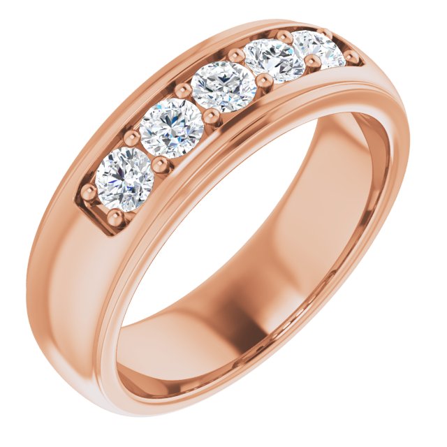 7/8 CTW Natural Diamond Band, 6.67 mm