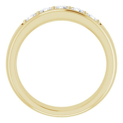 7/8 CTW Natural Diamond Band, 6.67 mm