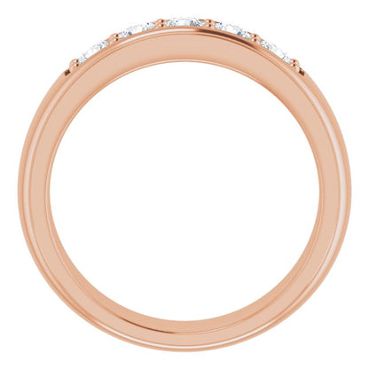 3/4 CTW Lab-Grown Diamond Band, 6.55 mm