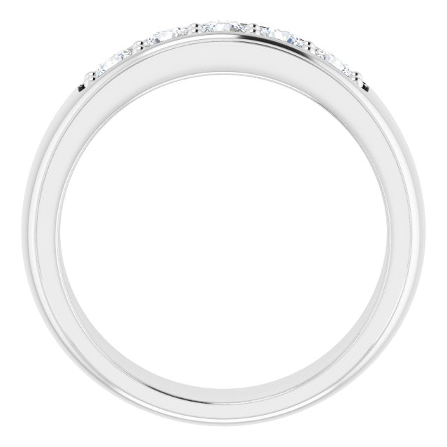 3/4 CTW Lab-Grown Diamond Band, 6.55 mm