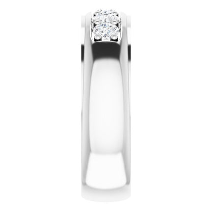 7/8 CTW Natural Diamond Band, 6.67 mm