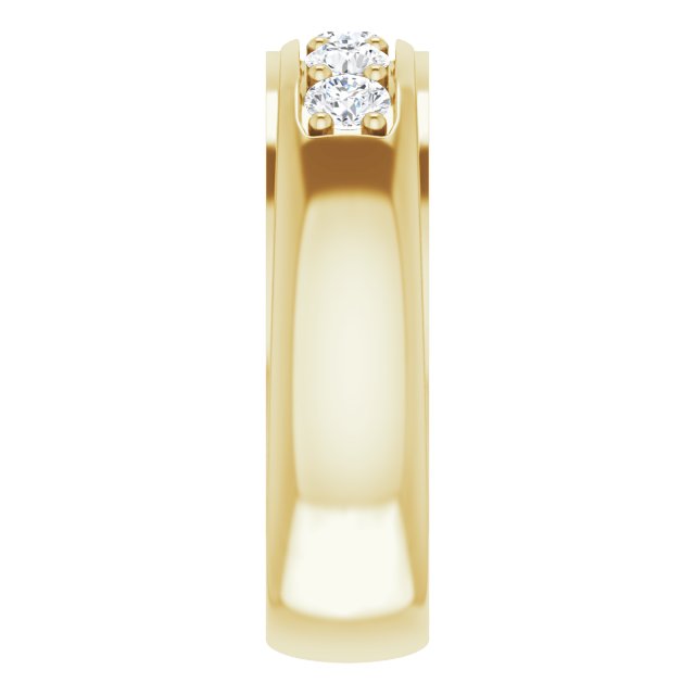 7/8 CTW Natural Diamond Band, 6.67 mm