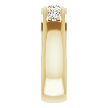 7/8 CTW Natural Diamond Band, 6.67 mm
