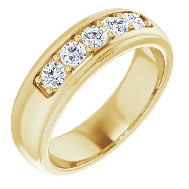 3/4 CTW Natural Diamond Band, 6.55 mm