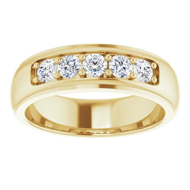 3/4 CTW Natural Diamond Band, 6.55 mm