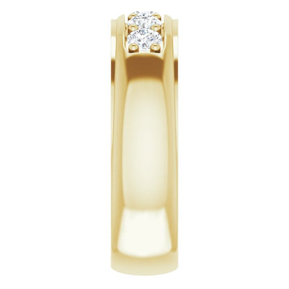 3/4 CTW Natural Diamond Band, 6.55 mm