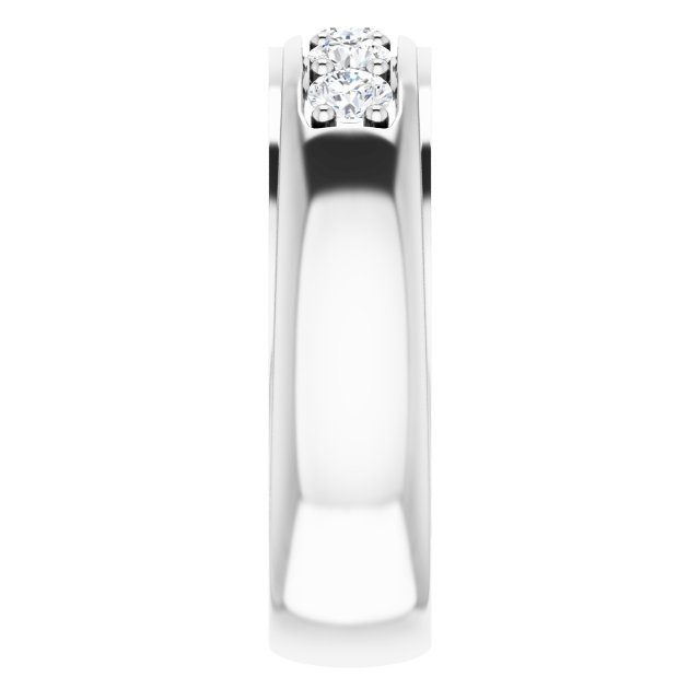 3/4 CTW Natural Diamond Band, 6.55 mm