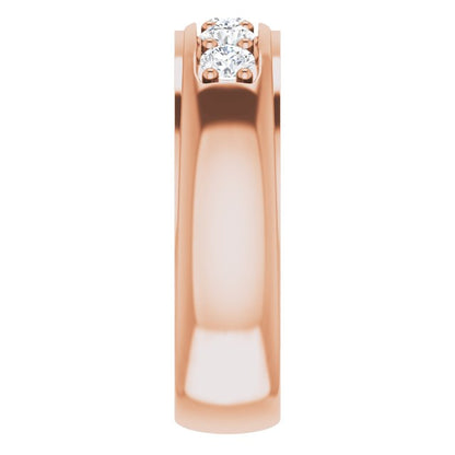 3/4 CTW Lab-Grown Diamond Band, 6.55 mm