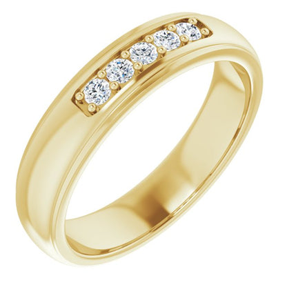 1/5 CTW Natural Diamond Band, 5.17 mm