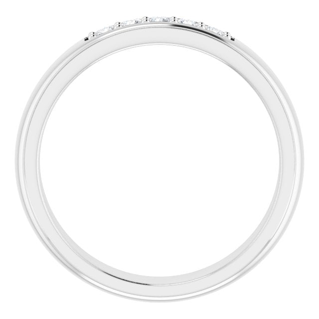 1/5 CTW Lab-Grown Diamond Band, 5.17 mm