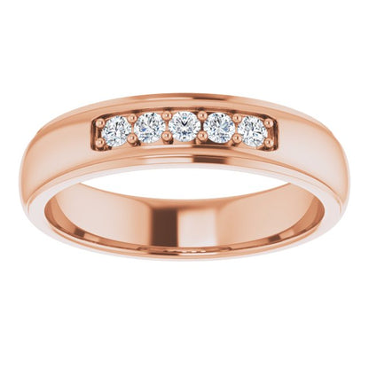 1/5 CTW Natural Diamond Band, 5.17 mm