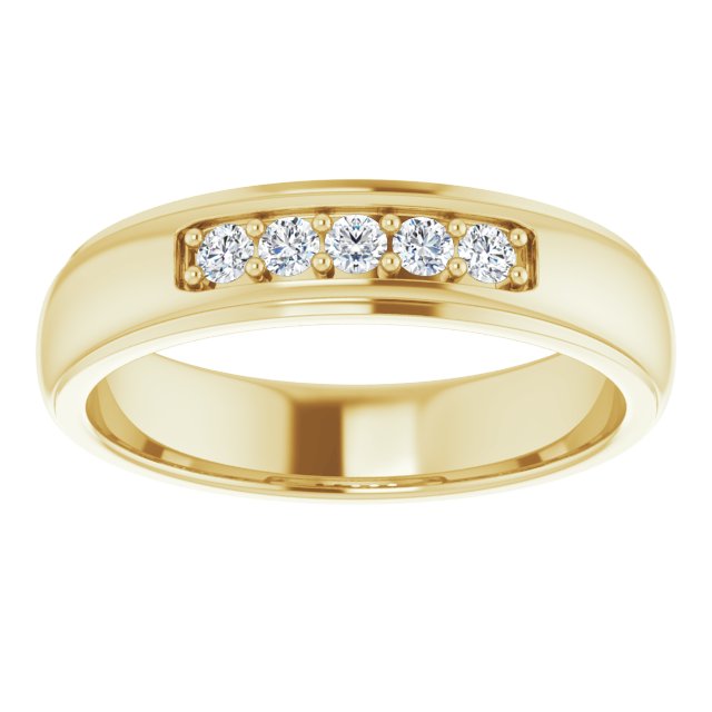 1/5 CTW Lab-Grown Diamond Band, 5.17 mm