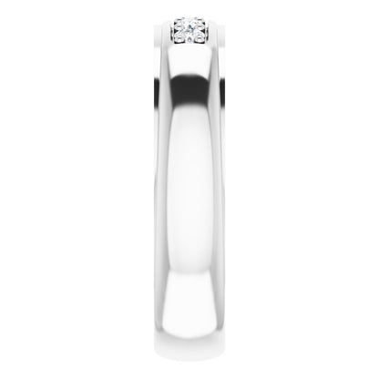 1/5 CTW Lab-Grown Diamond Band, 5.17 mm