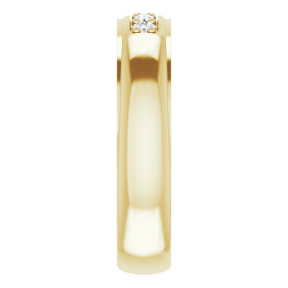 1/5 CTW Lab-Grown Diamond Band, 5.17 mm