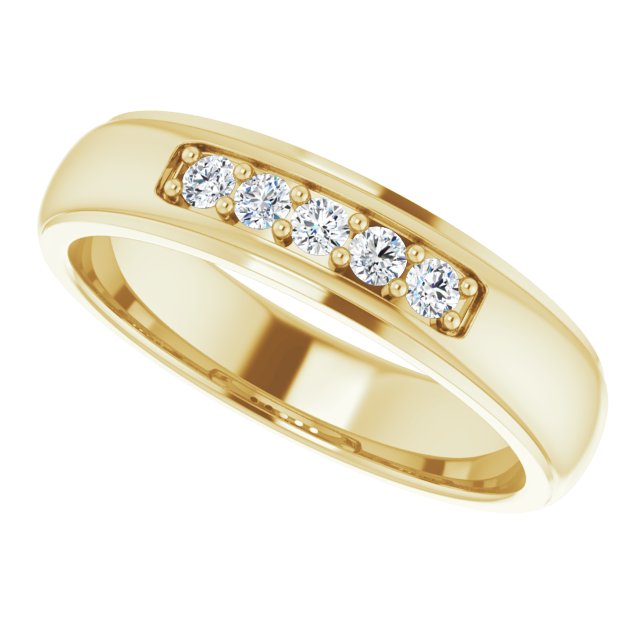1/5 CTW Lab-Grown Diamond Band, 5.17 mm