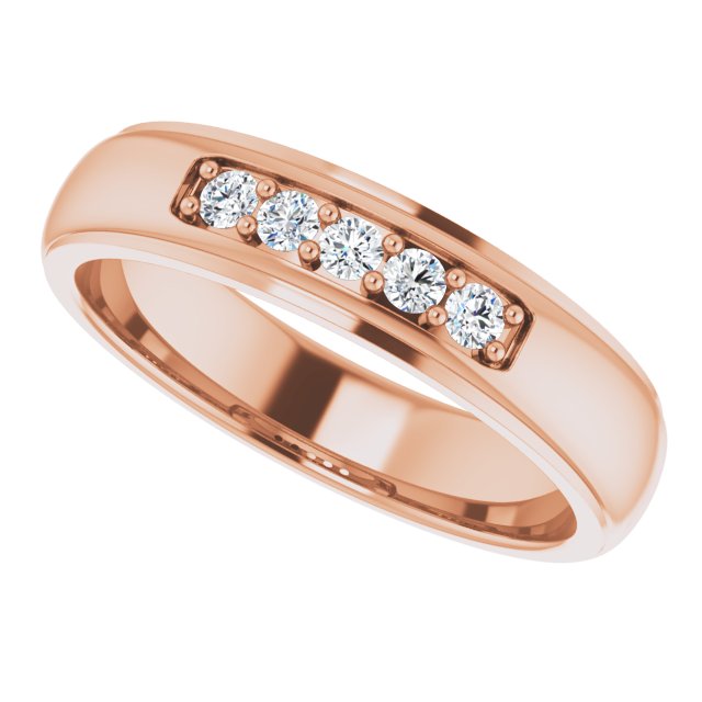 1/5 CTW Natural Diamond Band, 5.17 mm
