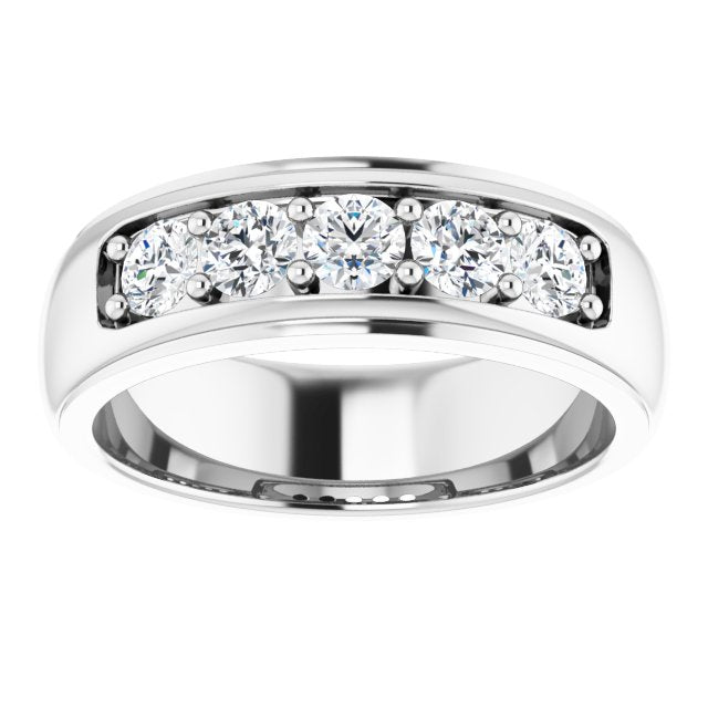 1 1/5 CTW Natural Diamond Band