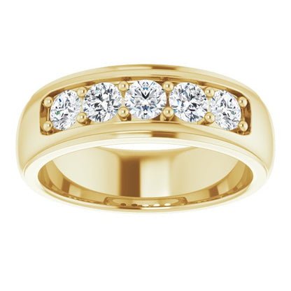 1 1/5 CTW Natural Diamond Band