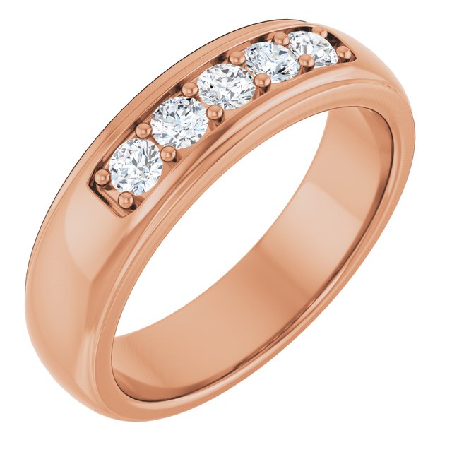 1/2 CTW Lab-Grown Diamond Band, 6.06 mm