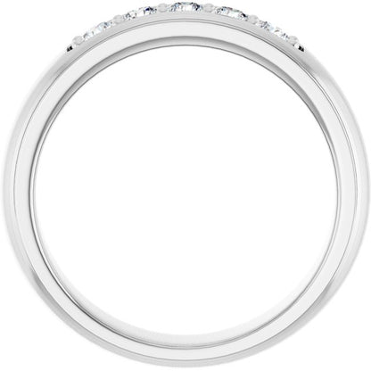 1/2 CTW Lab-Grown Diamond Band, 6.06 mm